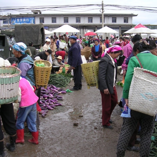 Op de markt