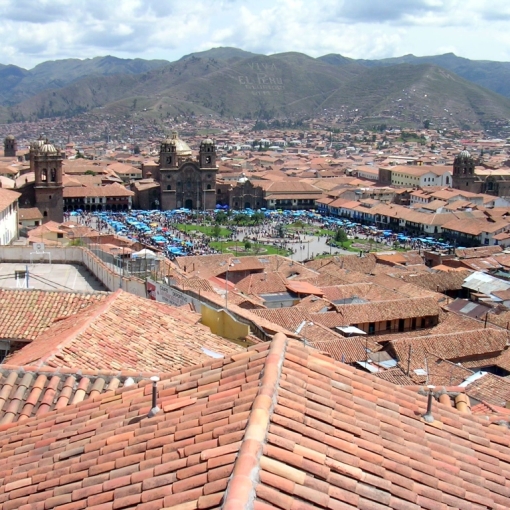 Cusco met de kerst