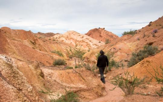 Langs de oever van Issyk Kul