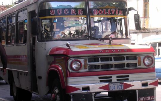 In middeleeuwse mijnen en de oude stad Sucre