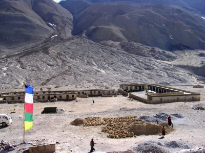 Lhasa naar Kathmandu - Het guesthouse bij Rongbuk