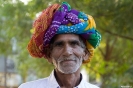 Bundi, man met kleurrijke tulband