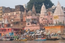 Varanasi, drukte bij de ghats