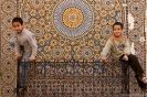 Meknes - Chillen voor het mozaiek