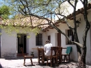 Sucre - Binnenplaatsje hostal Cruz de Popayan
