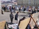 Mongolië - Boekenmarkt op straat