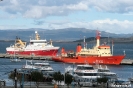 Ushuaia - Expeditie schepen in de haven