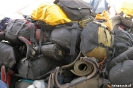 Torres del Paine - berg backpacks op de boot