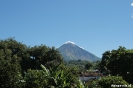Uitzicht op vulkaan Conception vanuit het hostel