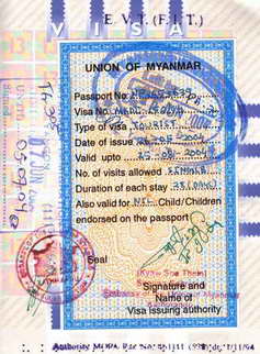 visa myanmara