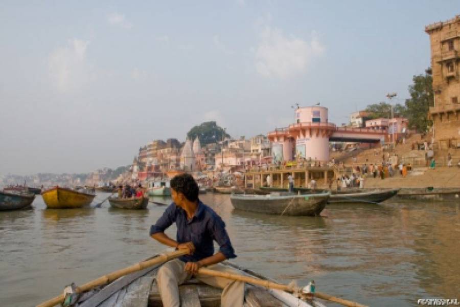 Roeien op de Ganges