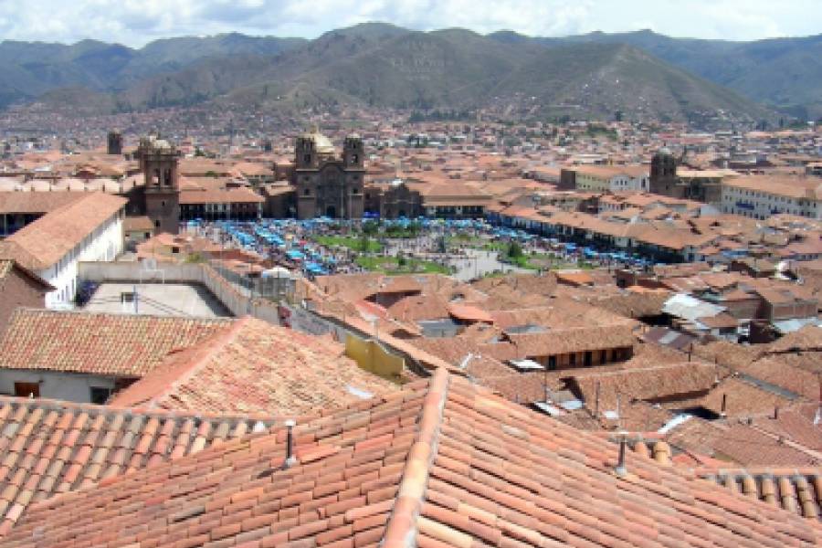 Cusco met de kerst